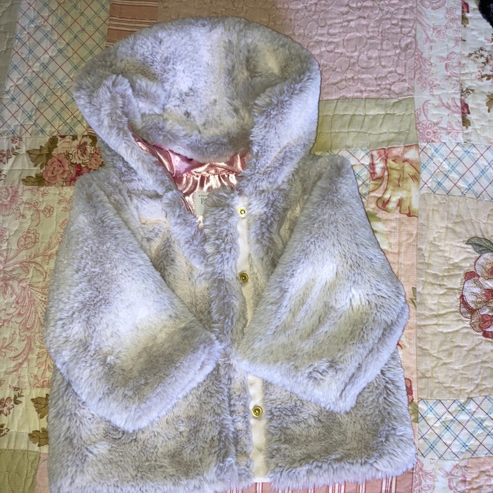 Children’s Place 9-12mo faux fur coat